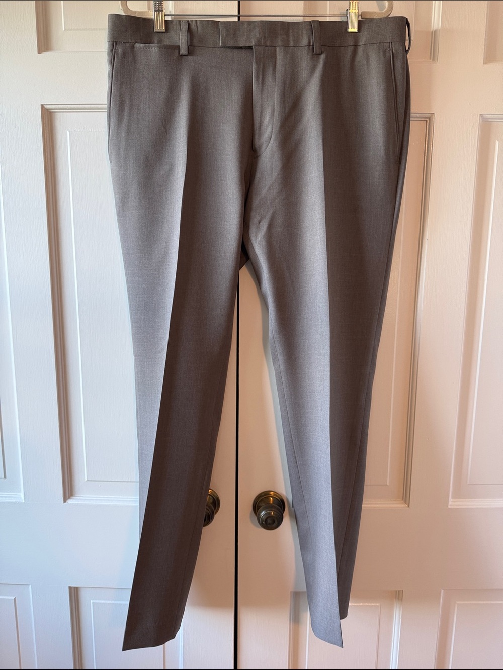 Louis Raphael Men's Gray Dress Pants - Tailored Professional Style 38 by 32